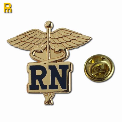 Wholesale Custom Promotional Gift  Fast Delivery No Mold Fee Pins Printing or Enamel Lapel Pins Clothing Metal Badge