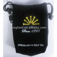 Custom Velvet golf Bag Golf Tee gift Set