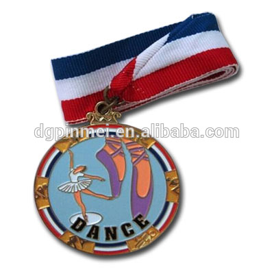 Custom dancing commemorative award medal