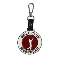 Factory Custom Embossed Logo Handbag Metal Tags Metal Golf Bag Tag/ Luggage Tag