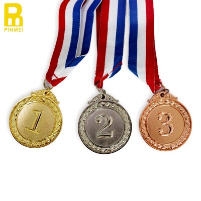 Cheap Blank Zinc Alloy Award Custom Metal Sports Medal Award Medals